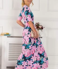 Jolie Moi Pink Freya Floral Print Maxi Dress -Jolie Moi Sales unnamed file 1012 scaled