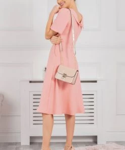 Jolie Moi Valery Pink Button Collar Dress -Jolie Moi Sales unnamed file 118 scaled