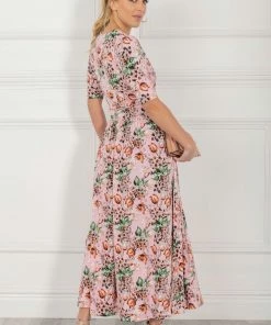 Jolie Moi Molly Pink Jersey Maxi Dress -Jolie Moi Sales unnamed file 1188 scaled