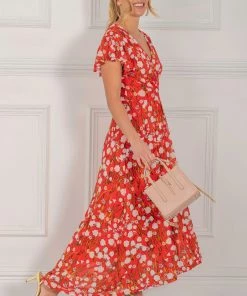 Jolie Moi Red Eleanor Wrap Mesh Maxi Dress 12 Jolie Moi Red Eleanor Wrap Mesh Maxi Dress -Jolie Moi Sales unnamed file 1210 scaled