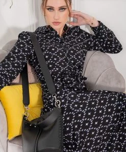 Jolie Moi Blue Long Sleeve Shirt Maxi Dress -Jolie Moi Sales unnamed file 1259 scaled