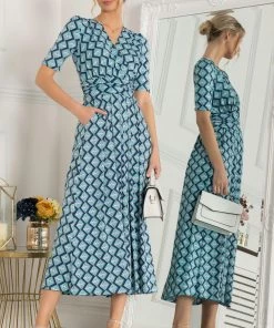 Jolie Moi Green Molly Jersey Maxi Dress -Jolie Moi Sales unnamed file 1263 scaled