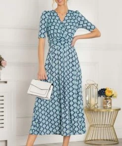 Jolie Moi Green Molly Jersey Maxi Dress -Jolie Moi Sales unnamed file 1266