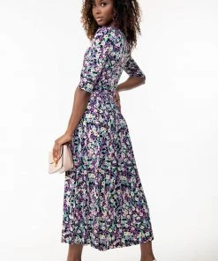 Jolie Moi Purple Pauline Sleeved Maxi Dress -Jolie Moi Sales unnamed file 1275 scaled