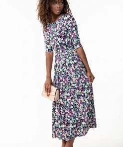 Jolie Moi Purple Pauline Sleeved Maxi Dress -Jolie Moi Sales unnamed file 1276 scaled