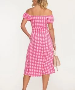 Jolie Moi Pink Leslie Bow Front Midi Dress -Jolie Moi Sales unnamed file 1293 scaled