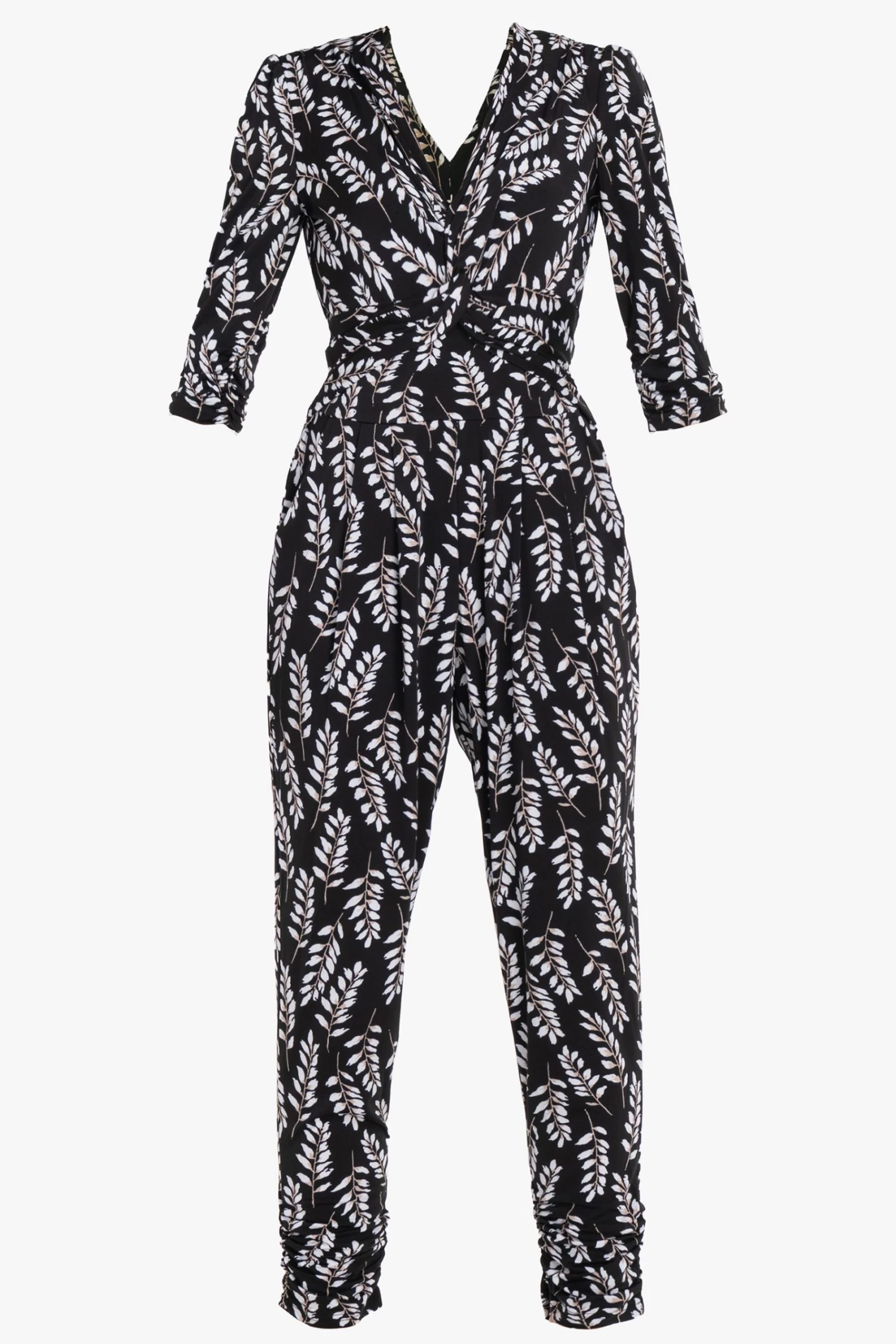 Jolie Moi Cheryl Animal Print Black Jumpsuit 7 Jolie Moi Cheryl Animal Print Black Jumpsuit - Image 5