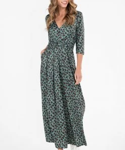 Jolie Moi Green Animal Print Wrap Front Jumpsuit -Jolie Moi Sales unnamed file 1371 scaled