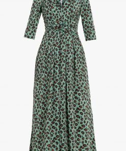 Jolie Moi Green Animal Print Wrap Front Jumpsuit -Jolie Moi Sales unnamed file 1372 scaled