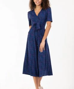 Jolie Moi Blue Bess Tie Waist Jumpsuit -Jolie Moi Sales unnamed file 1398 scaled