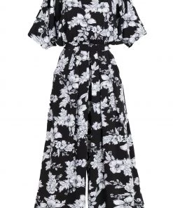 Jolie Moi Cleo Floral Print Black Jumpsuit -Jolie Moi Sales unnamed file 1425 scaled