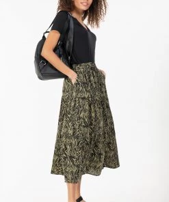 Jolie Moi Green Sara Woven Midi Skirt -Jolie Moi Sales unnamed file 1432 scaled