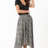 Jolie Moi Animal Print Hanky Hem Black Maxi Skirt -Jolie Moi Sales unnamed file 1434
