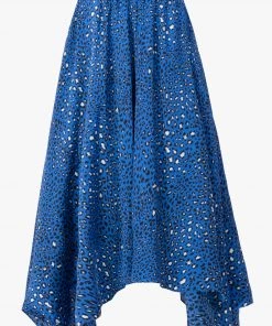 Jolie Moi Blue Hanky Hem Midi Skirt -Jolie Moi Sales unnamed file 1444 scaled