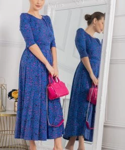 Jolie Moi Dorothy Animal 3/4 Sleeve Maxi Dress -Jolie Moi Sales unnamed file 167 scaled