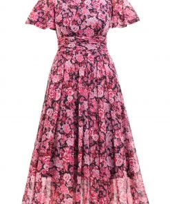 Jolie Moi Blue Gianna Print Mesh Maxi Dress -Jolie Moi Sales unnamed file 181 scaled