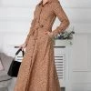 Jolie Moi Brown Vihana Shirt Maxi Dress -Jolie Moi Sales unnamed file 203