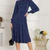 Jolie Moi Blue Vesper Long Sleeve Midi Dress -Jolie Moi Sales unnamed file 243