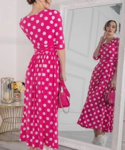 Jolie Moi Pink Deasia Polka Dot Print Maxi Dress 11 Jolie Moi Pink Deasia Polka Dot Print Maxi Dress -Jolie Moi Sales unnamed file 262 scaled