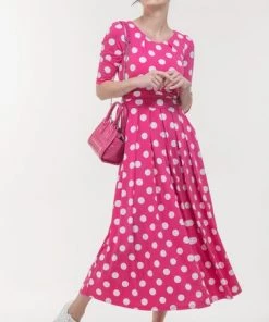 Jolie Moi Pink Deasia Polka Dot Print Maxi Dress 15 Jolie Moi Pink Deasia Polka Dot Print Maxi Dress -Jolie Moi Sales unnamed file 266