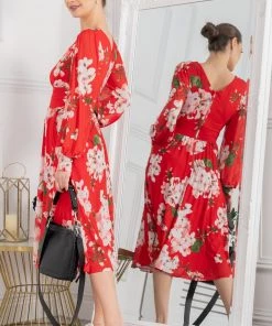 Jolie Moi Red Gianna Long Sleeve Mesh Dress 11 Jolie Moi Red Gianna Long Sleeve Mesh Dress -Jolie Moi Sales unnamed file 269 scaled