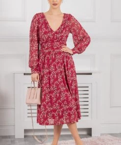 Jolie Moi Purple Gianna Long Sleeve Mesh Dress -Jolie Moi Sales unnamed file 277 scaled