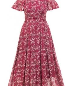 Jolie Moi Red Julita Mesh Maxi Dress -Jolie Moi Sales unnamed file 287