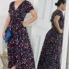Jolie Moi Blue Lola Wrap Dip Hem Maxi Dress 2 Jolie Moi Blue Lola Wrap Dip Hem Maxi Dress -Jolie Moi Sales unnamed file 300
