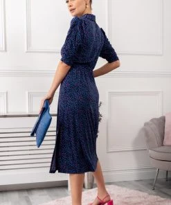 Jolie Moi Animal Calla Ruched Sleeve Shirt Dress -Jolie Moi Sales unnamed file 378 scaled