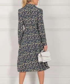 Jolie Moi Blue Shea Viscose Shirt Midi Dress -Jolie Moi Sales unnamed file 384 scaled