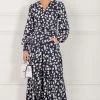 Jolie Moi Nancy Blue Long Sleeve Maxi Dress -Jolie Moi Sales unnamed file 414