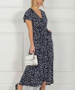 Jolie Moi Blue Wrap Dip Hem Maxi Dress 10 Jolie Moi Blue Wrap Dip Hem Maxi Dress -Jolie Moi Sales unnamed file 483 scaled