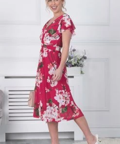 Jolie Moi Purple Bethany Mesh Midi Dress -Jolie Moi Sales unnamed file 509 scaled