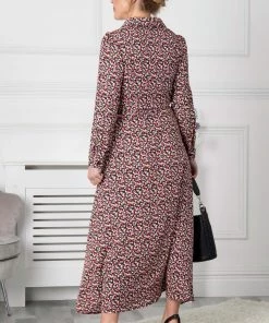Jolie Moi Pink Lucia Print Shirt Maxi Dress -Jolie Moi Sales unnamed file 522 scaled