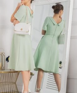 Jolie Moi Valery Green Button Collar Dress 14 Jolie Moi Valery Green Button Collar Dress -Jolie Moi Sales unnamed file 598 scaled