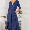 Jolie Moi Blue Giselle Wrap Front Jumpsuit -Jolie Moi Sales unnamed file 60