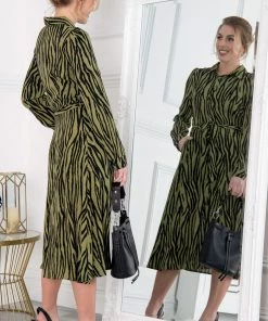 Jolie Moi Green Shea Viscose Shirt Midi Dress 11 Jolie Moi Green Shea Viscose Shirt Midi Dress -Jolie Moi Sales unnamed file 629 scaled
