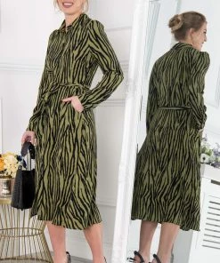 Jolie Moi Green Shea Viscose Shirt Midi Dress 12 Jolie Moi Green Shea Viscose Shirt Midi Dress -Jolie Moi Sales unnamed file 630 scaled