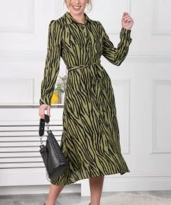 Jolie Moi Green Shea Viscose Shirt Midi Dress 14 Jolie Moi Green Shea Viscose Shirt Midi Dress -Jolie Moi Sales unnamed file 632 scaled