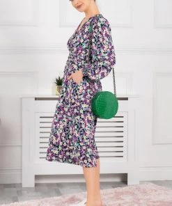 Jolie Moi Libby Purple Long Sleeve Dress -Jolie Moi Sales unnamed file 636 scaled