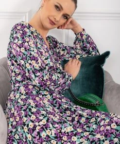 Jolie Moi Libby Purple Long Sleeve Dress -Jolie Moi Sales unnamed file 639 scaled