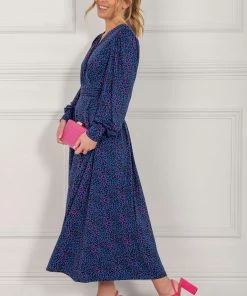 Jolie Moi Blue Nancy Long Sleeve Maxi Dress -Jolie Moi Sales unnamed file 644 scaled