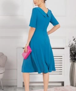 Jolie Moi Blue Darlene Twist Waist Midi Dress 12 Jolie Moi Blue Darlene Twist Waist Midi Dress -Jolie Moi Sales unnamed file 678 scaled