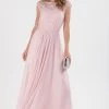 Jolie Moi Pink Basia Floral Lace Midi Dress -Jolie Moi Sales unnamed file 694