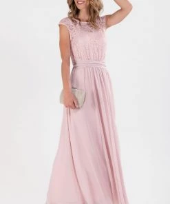 Jolie Moi Pink Basia Floral Lace Midi Dress -Jolie Moi Sales unnamed file 696 scaled