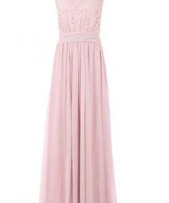Jolie Moi Pink Basia Floral Lace Midi Dress -Jolie Moi Sales unnamed file 700