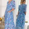 Jolie Moi Blue Ressie Dip Hem Maxi Dress -Jolie Moi Sales unnamed file 701