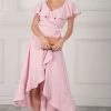 Jolie Moi Pink Vella Frill Wrap Maxi Dress -Jolie Moi Sales unnamed file 722