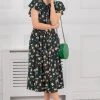Jolie Moi Green Beverly Tie Neck Midi Dress -Jolie Moi Sales unnamed file 729