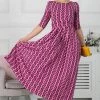 Jolie Moi Cierra 3/4 Sleeve Maxi Dress -Jolie Moi Sales unnamed file 743
